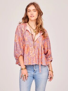 Jen’s Pirate Booty Garden Party Medellin Peasant Top